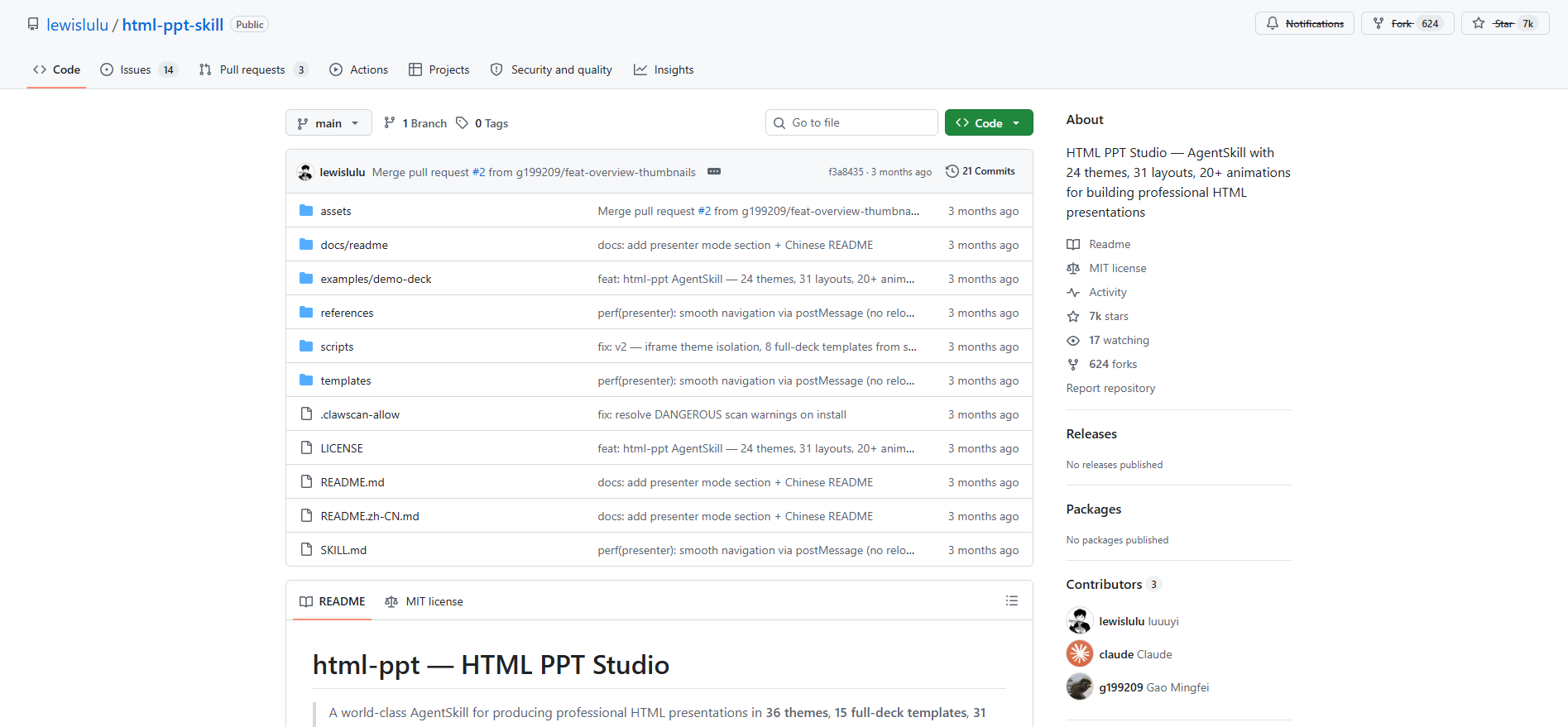 HTML PPT Studio HTNL TO PPT SKILL Github