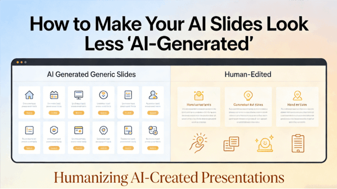How to Make Your AI Slides Look Less “AI-Generated”