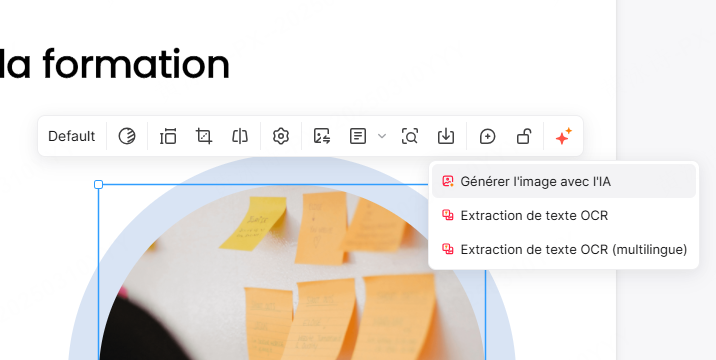 ia pour générer des images