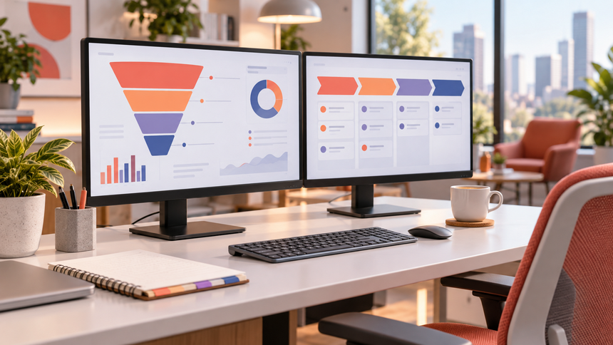B2B marketing planning checklist covering target accounts, channel roles, pipeline math, and governance
