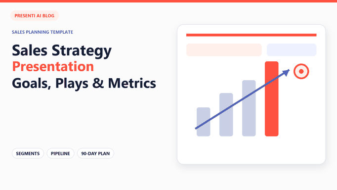 Sales Strategy Presentation Template: Goals, Plays, and Metrics