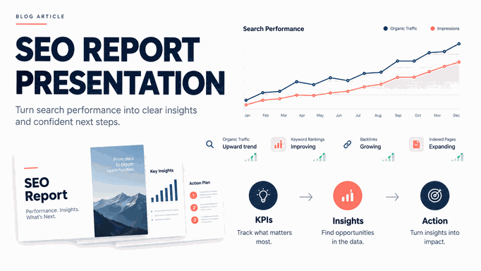 SEO Report Presentation Template: A KPIs, Insights, and an AI Workflow