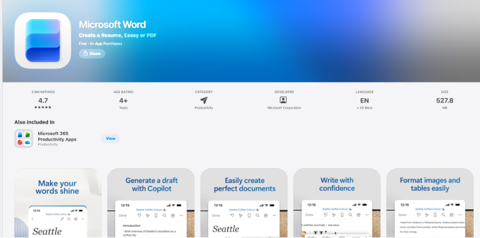 Microsoft Word経由