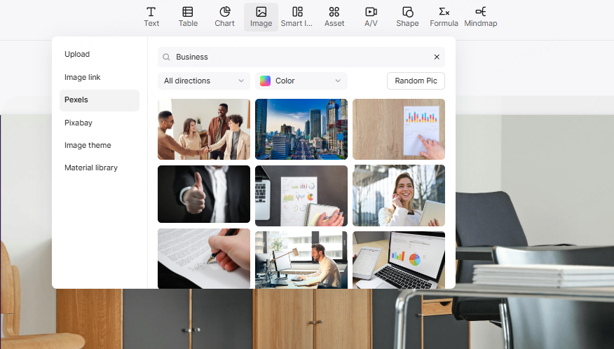 business presentation images