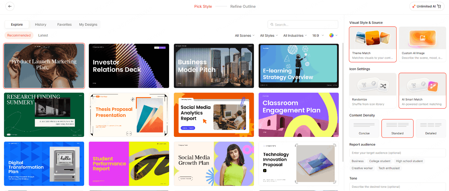 pdf to presentation ai