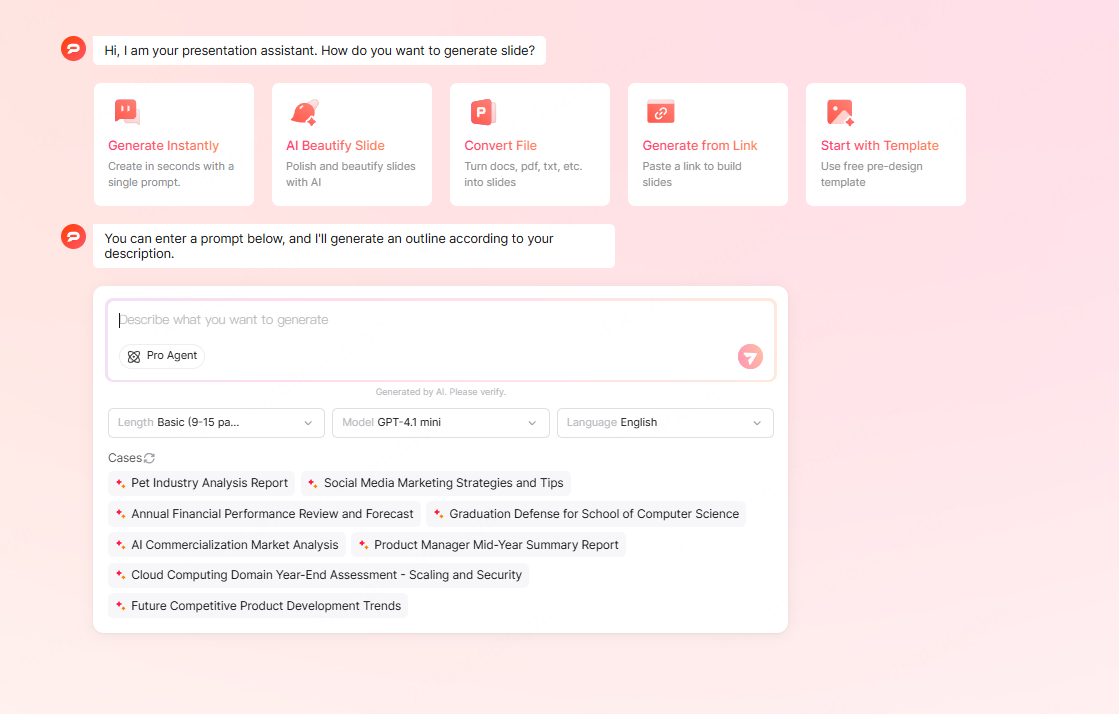 ai powerpoint generator