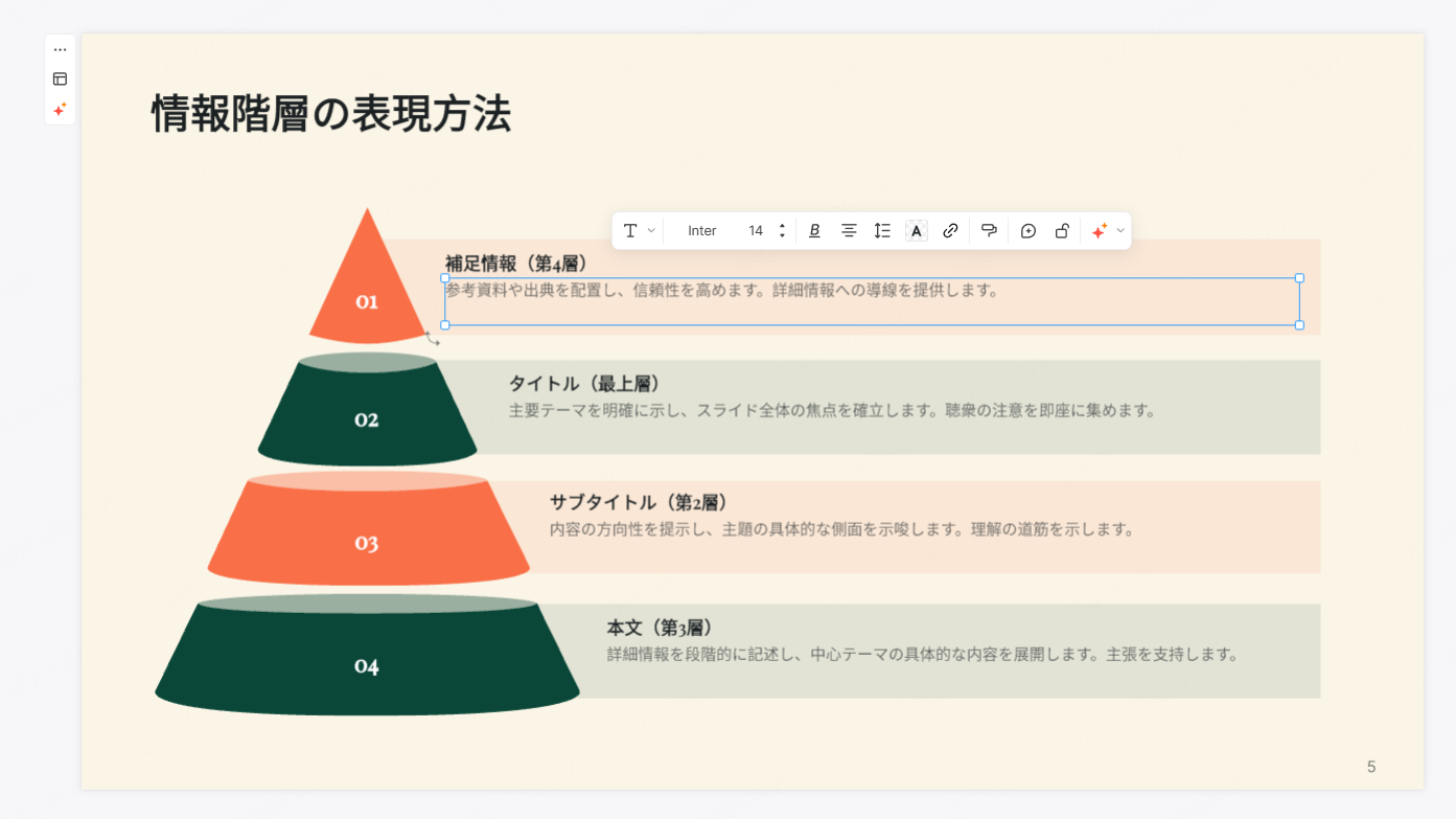 スライド レイアウト