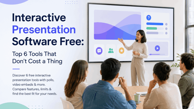 Interactive Presentation Software Free: Top 6 Tools That Don’t Cost a Thing