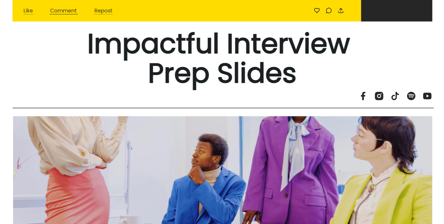 The Ultimate Guide to Creating Impactful Interview Prep Slides