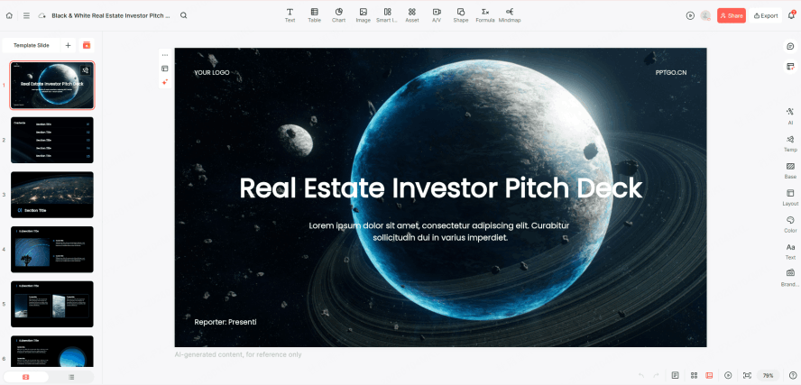The Investor Pitch Deck