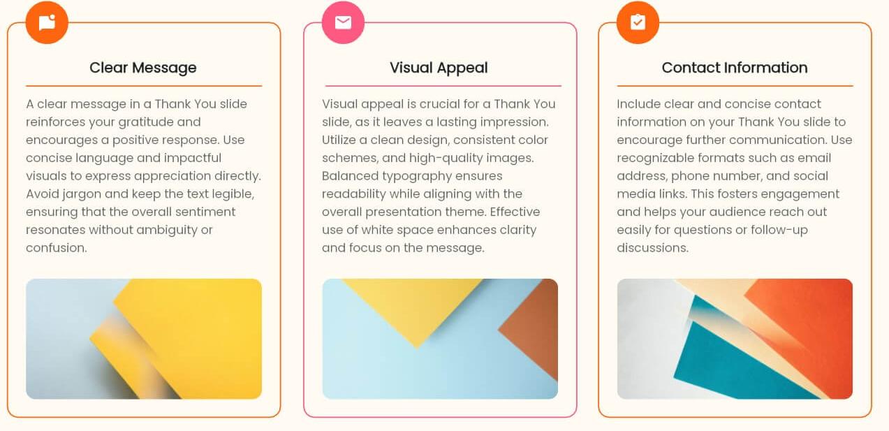 Comment concevoir une diapositive de remerciement efficace : bonnes pratiques et exemples