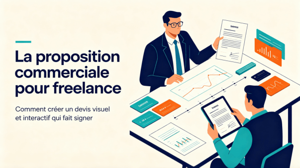 La proposition commerciale pour freelance : Comment créer un devis visuel et interactif qui fait signer
