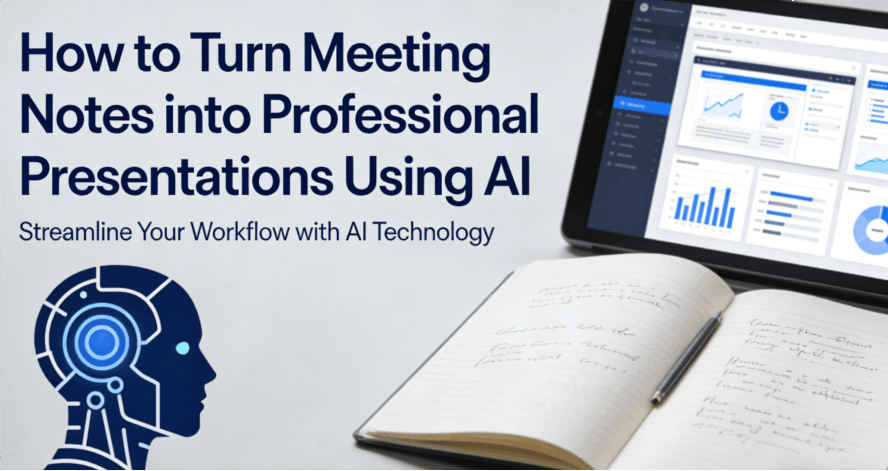 How to Turn Meeting Notes into Professional Presentations Using AI