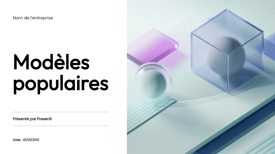 [Gratuit] Top 5 modèles de présentation les plus populaires à Presenti