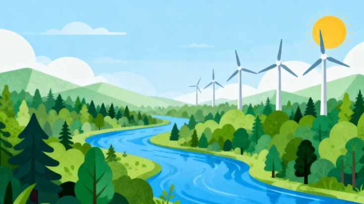 Modèles PowerPoint sur l'énergie et l'environnement : les plus beaux thèmes écoresponsables