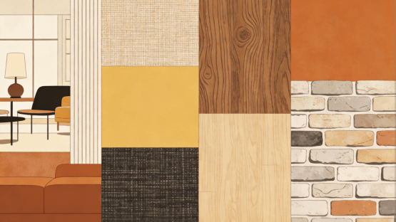 Moodboard Architecture d'intérieur : Assembler textures et couleurs sur une slide