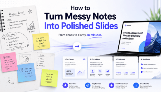 From Outline to Presentation: How to Turn Messy Notes Into Polished Slides