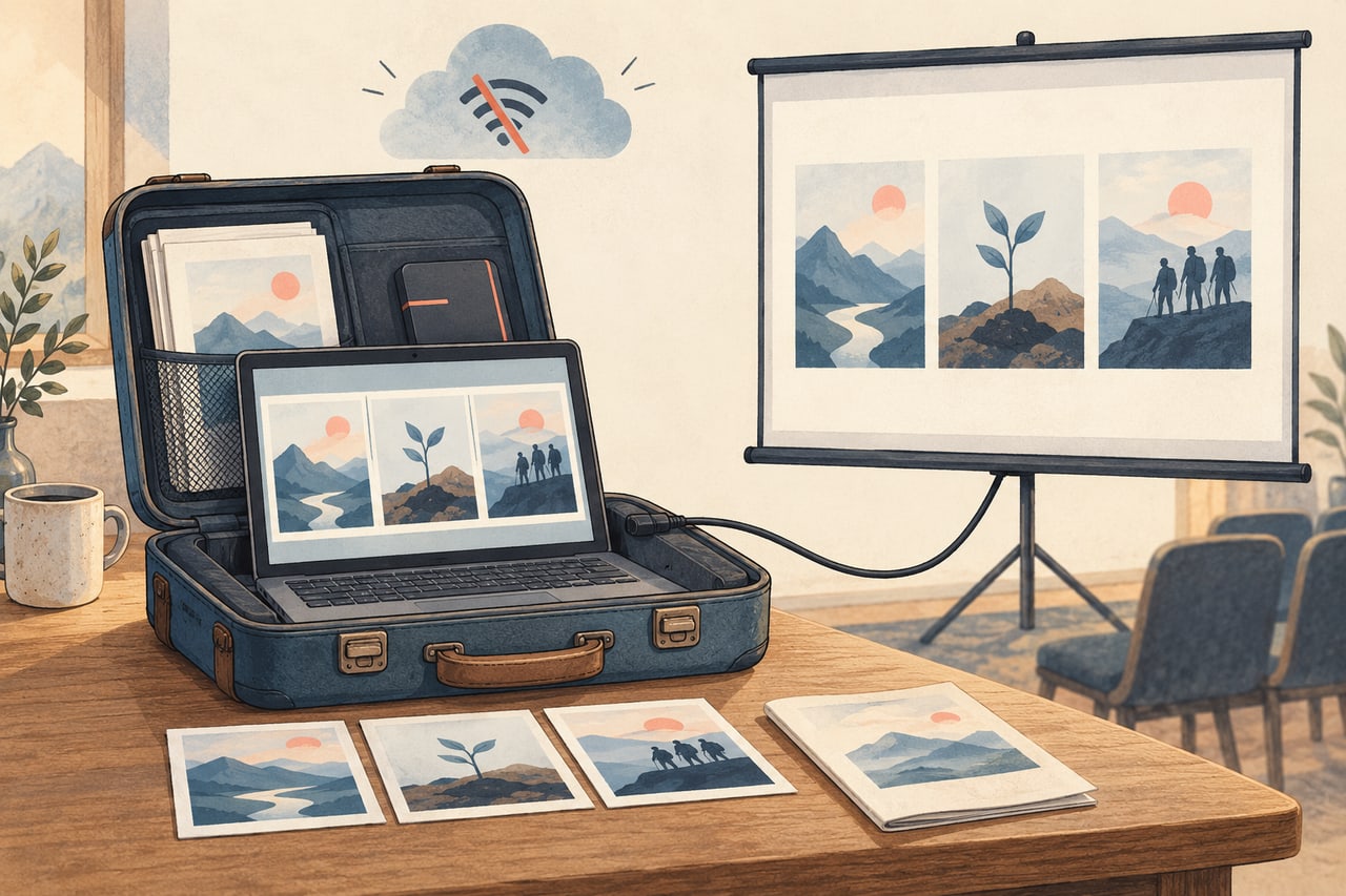 Present Without Internet: Build an Offline Presentation Backup