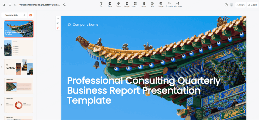 Professional Consulting Quarterly Business Report (QBR)