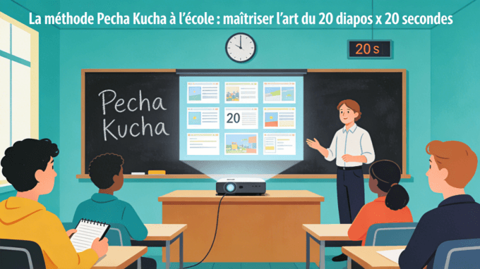 La méthode Pecha Kucha à l'école : maîtriser l'art du 20 diapos x 20 secondes