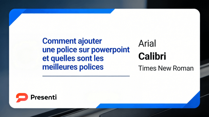 Comment ajouter une police sur powerpoint et quelles sont les meilleures polices