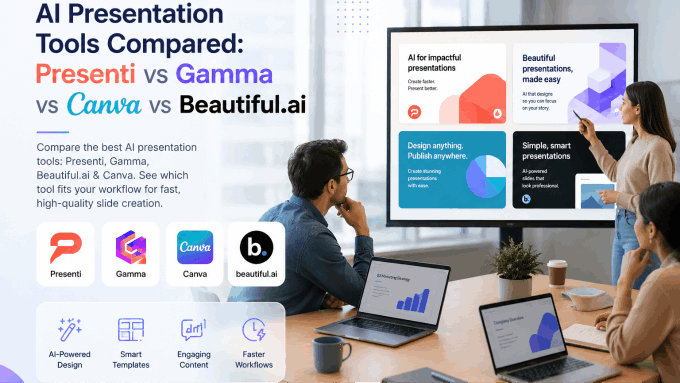 AI Presentation Tools Compared: Presenti vs Gamma vs Canva vs Beautiful.ai