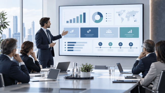 Présentation de comité de direction : construire un support clair pour décider