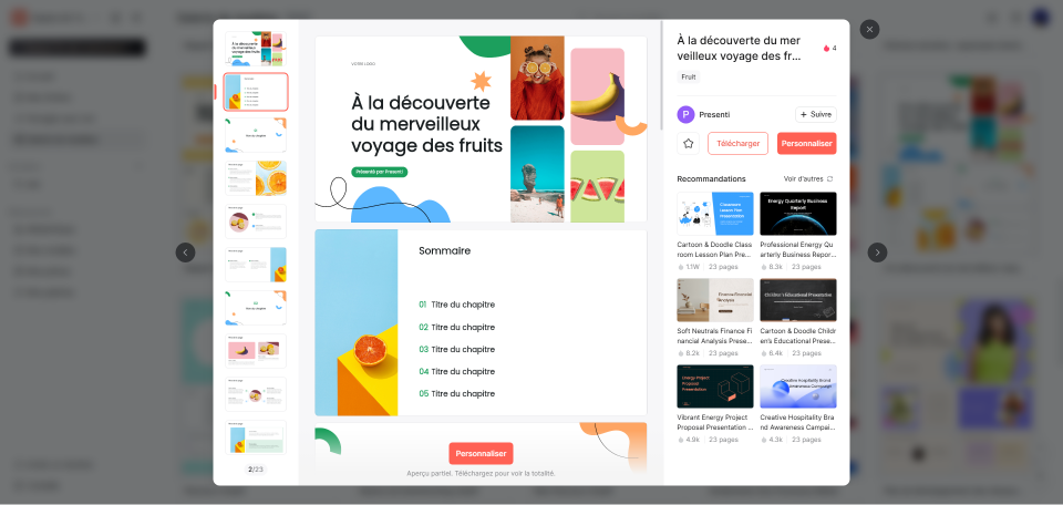 À la découverte du voyage des fruits