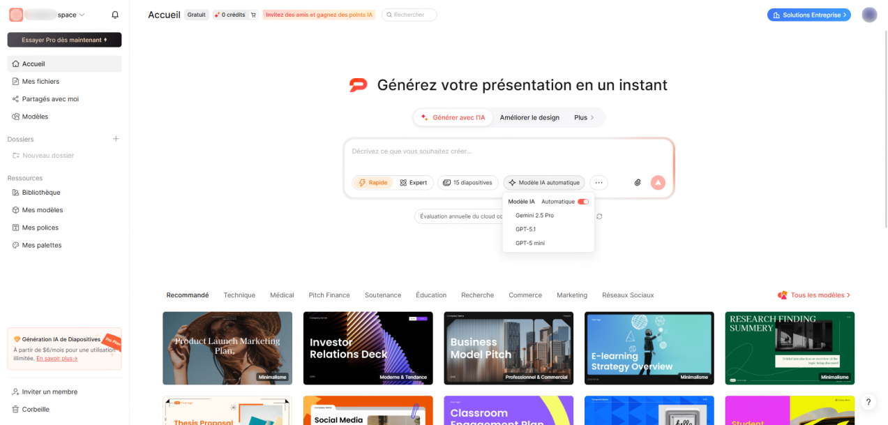 ia présentation powerpoint