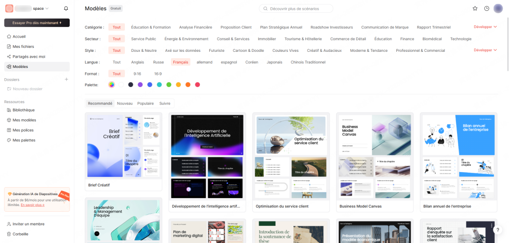 ia présentation powerpoint