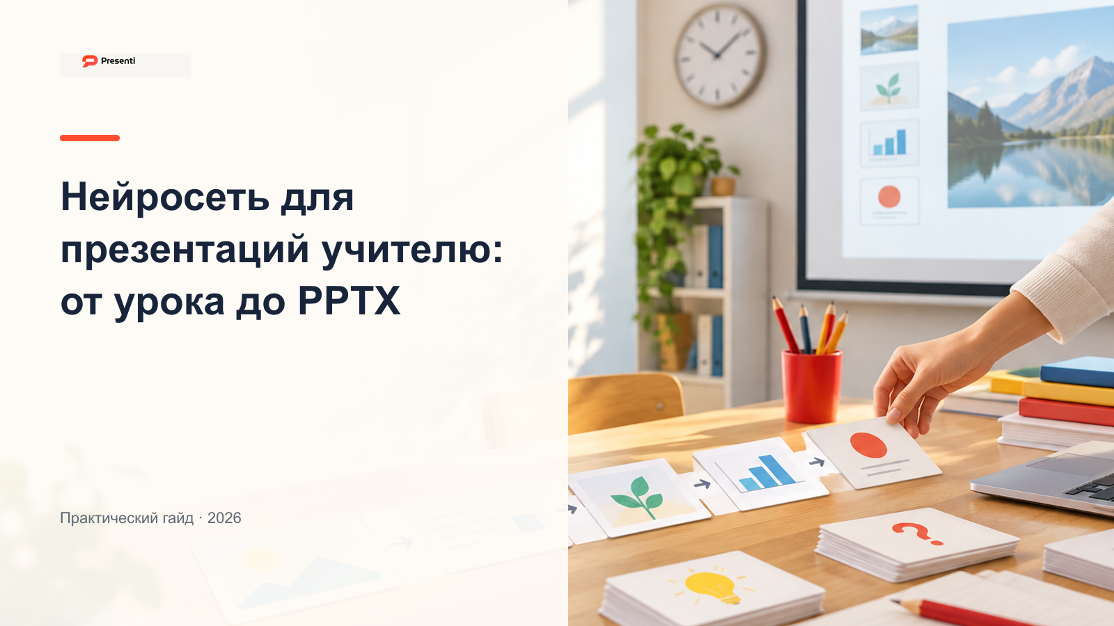 Нейросеть для презентаций учителю: от плана урока до PPTX