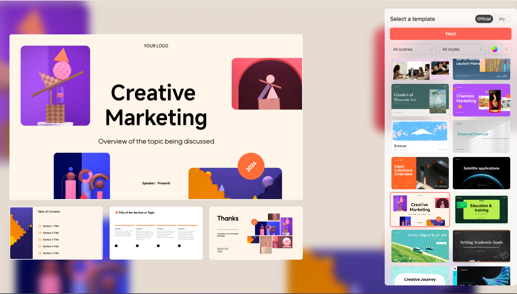 Mise à jour de Presenti AI : de nouvelles fonctionnalités pour dynamiser vos présentations