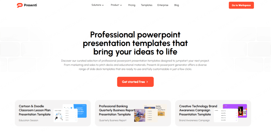 Presenti.AI templats