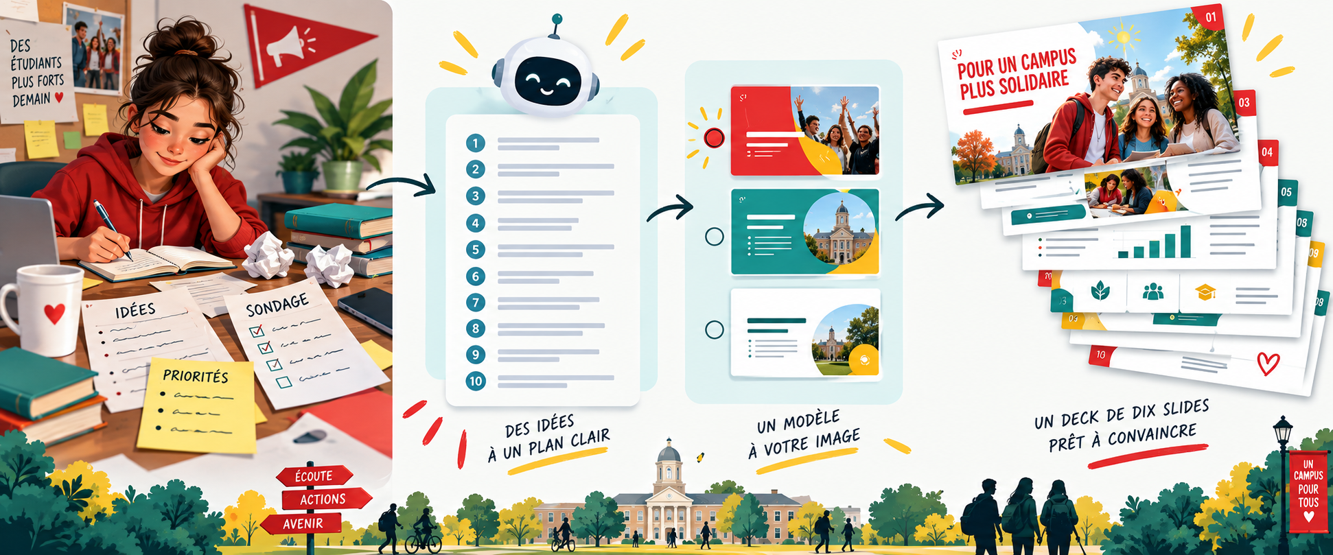 Construire une présentation BDE en dix slides