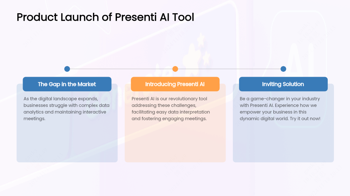 product launch presentation example