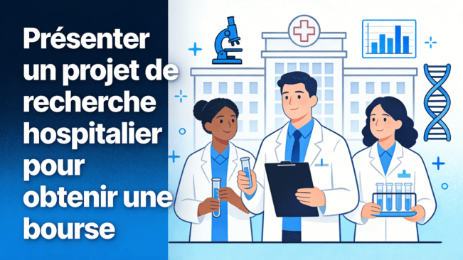 Présenter un projet de recherche hospitalier pour obtenir une bourse