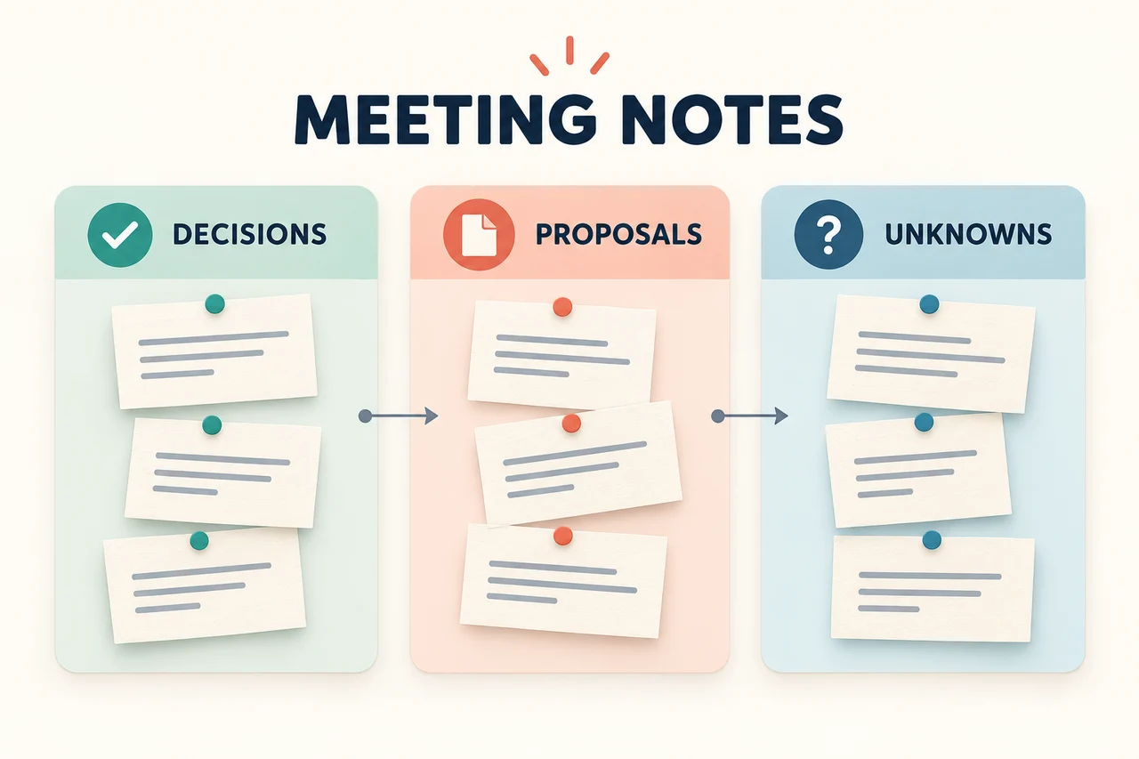 Meeting Notes to Slides: A Worked Example and Copyable AI Brief