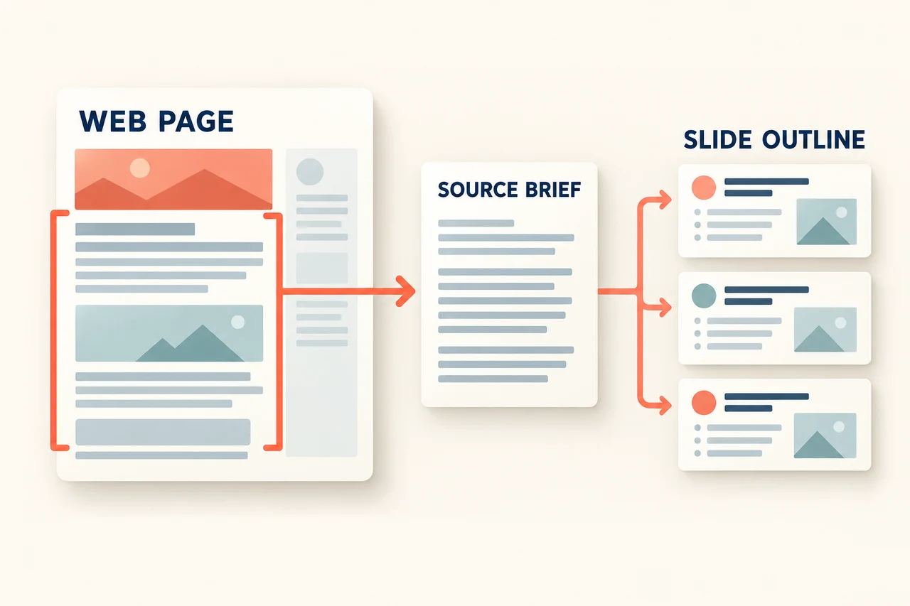Turn a Web Page into Slides: URL Import and a Source-to-Slide Example