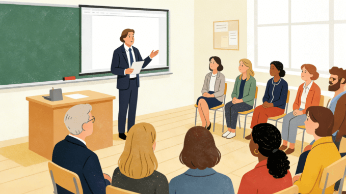 Réunion de rentrée parents-profs : Modèle de présentation modifiable