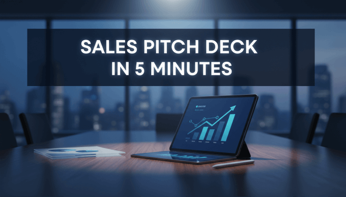 Sales Pitch Deck in 5 Minutes: AI Presentation Guide for Busy Professionals