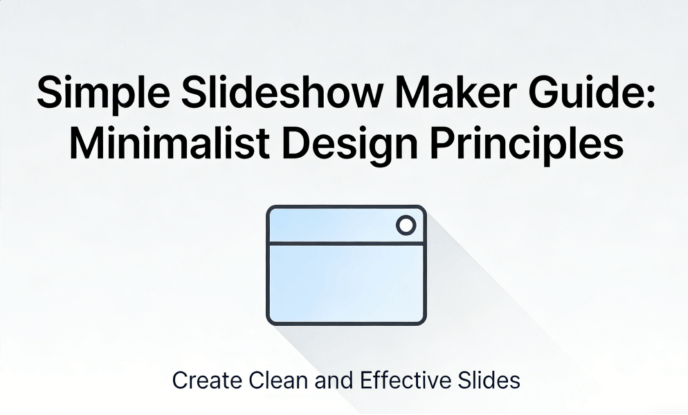 Simple Slideshow Maker Guide: Minimalist Design Principles