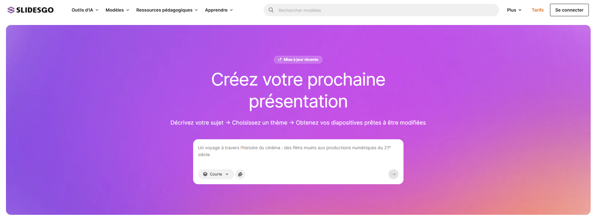 ia pour créer des présentations