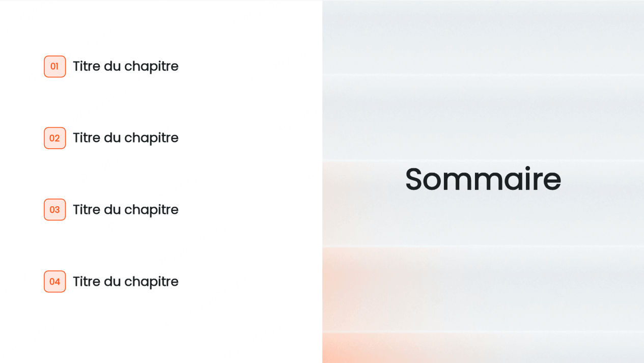 sommaire powerpoint