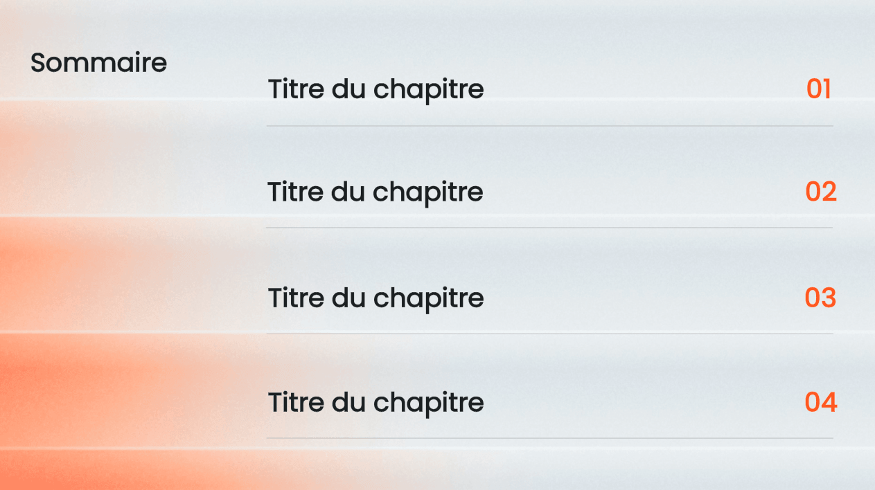 sommaire ppt