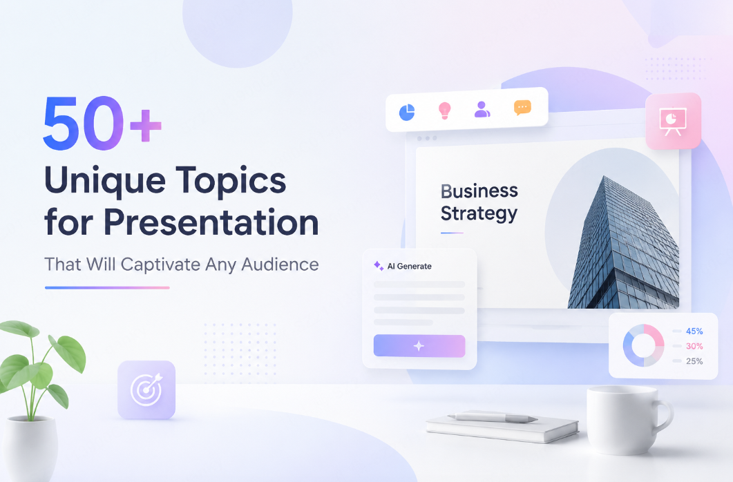 50+ Unique Topics for Presentation That Will Captivate Any Audience