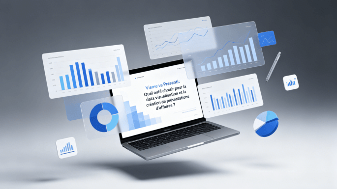 Visme vs Presenti : Quel outil choisir pour la data visualisation et la création de présentations d'affaires ?