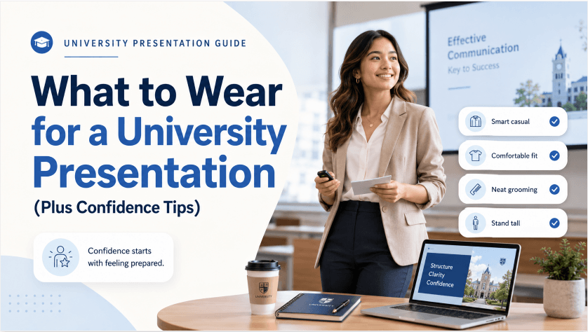 What to Wear for a University Presentation (Plus Confidence Tips)