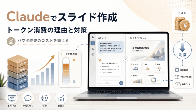 Claudeでスライド作成するとトークン消費が増える理由と対策 パワポ作成のコストを抑える方法