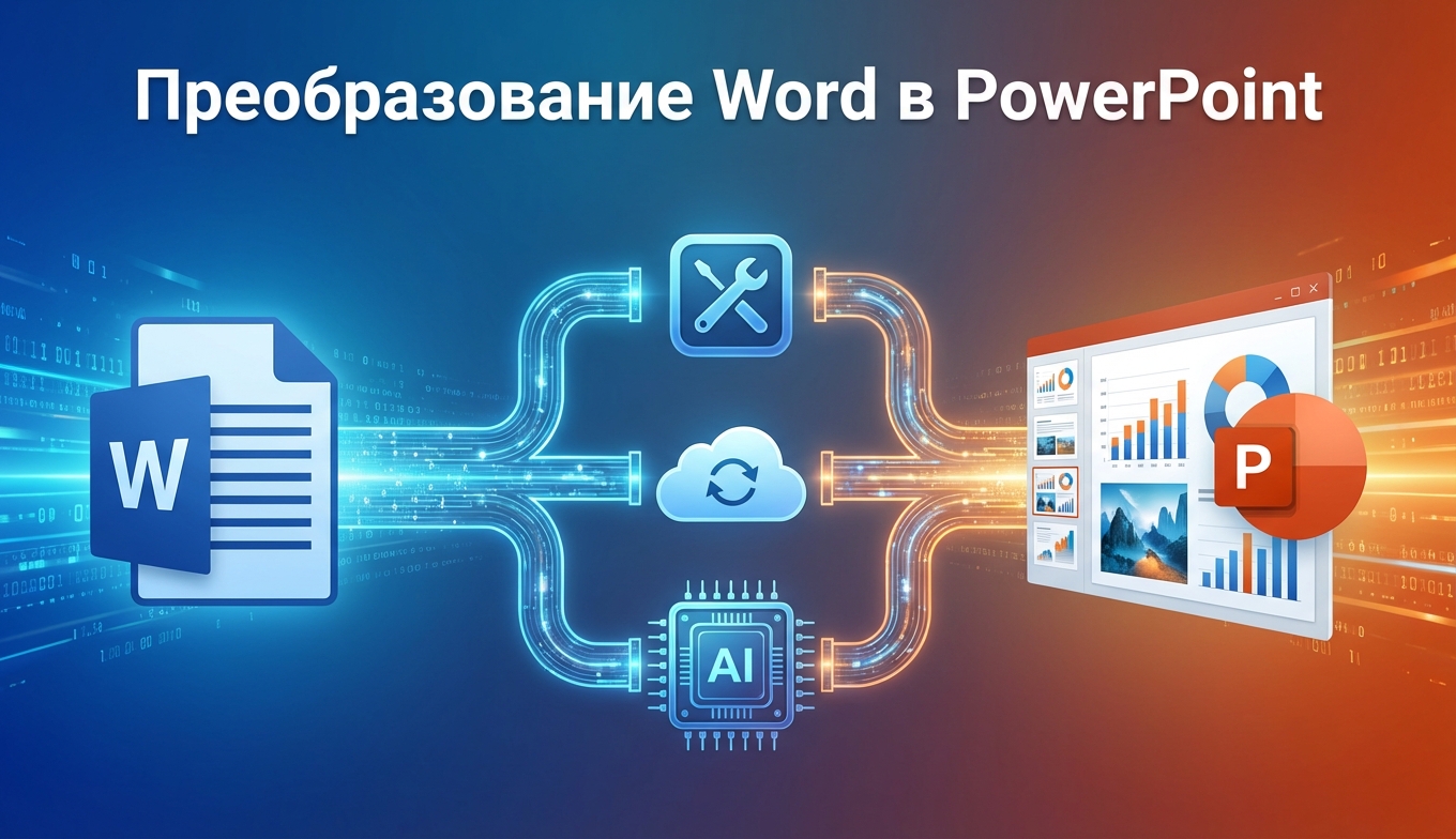 Как конвертировать Word в презентацию бесплатно: гайд 2026