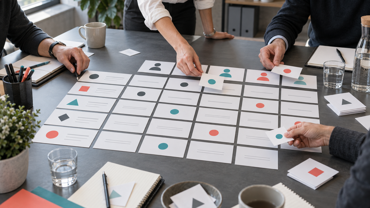 Atelier professionnel définissant les activités et les rôles d'une matrice RACI
